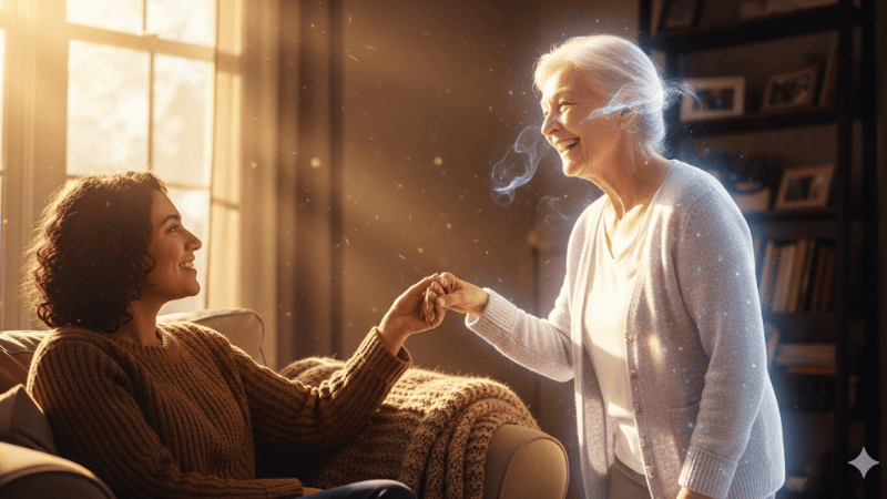 Giấc mơ thấy người thân đã mất cười đánh số