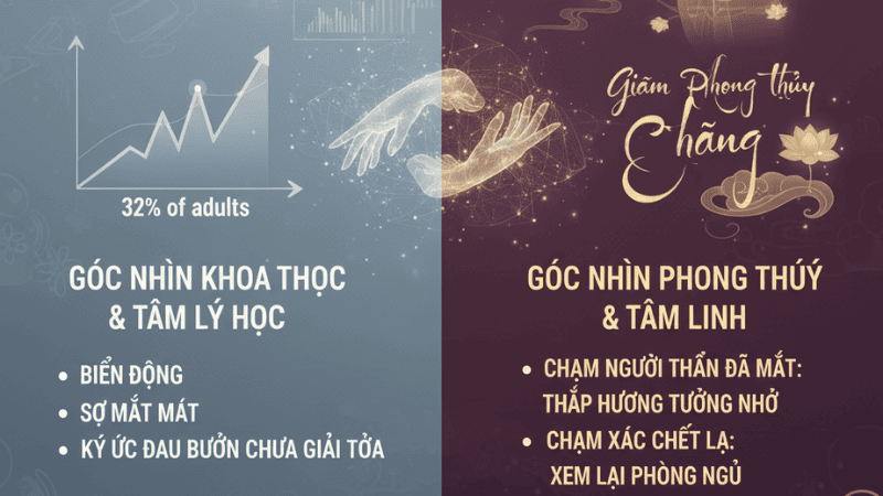 Mơ thấy mình chạm vào người chết: Góc nhìn khoa học, phong thủy và tâm linh