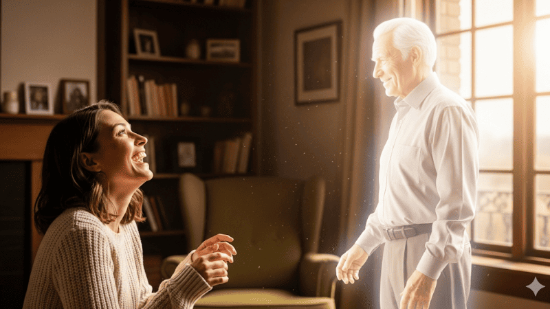 Mơ Thấy Người Đã Mất Sống Lại Cười Đùa, Vui Vẻ