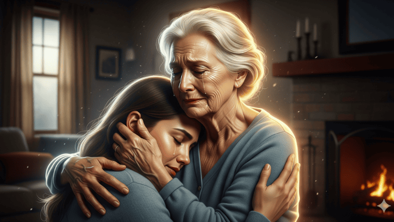 Mơ thấy người thân đã mất ôm mình khóc